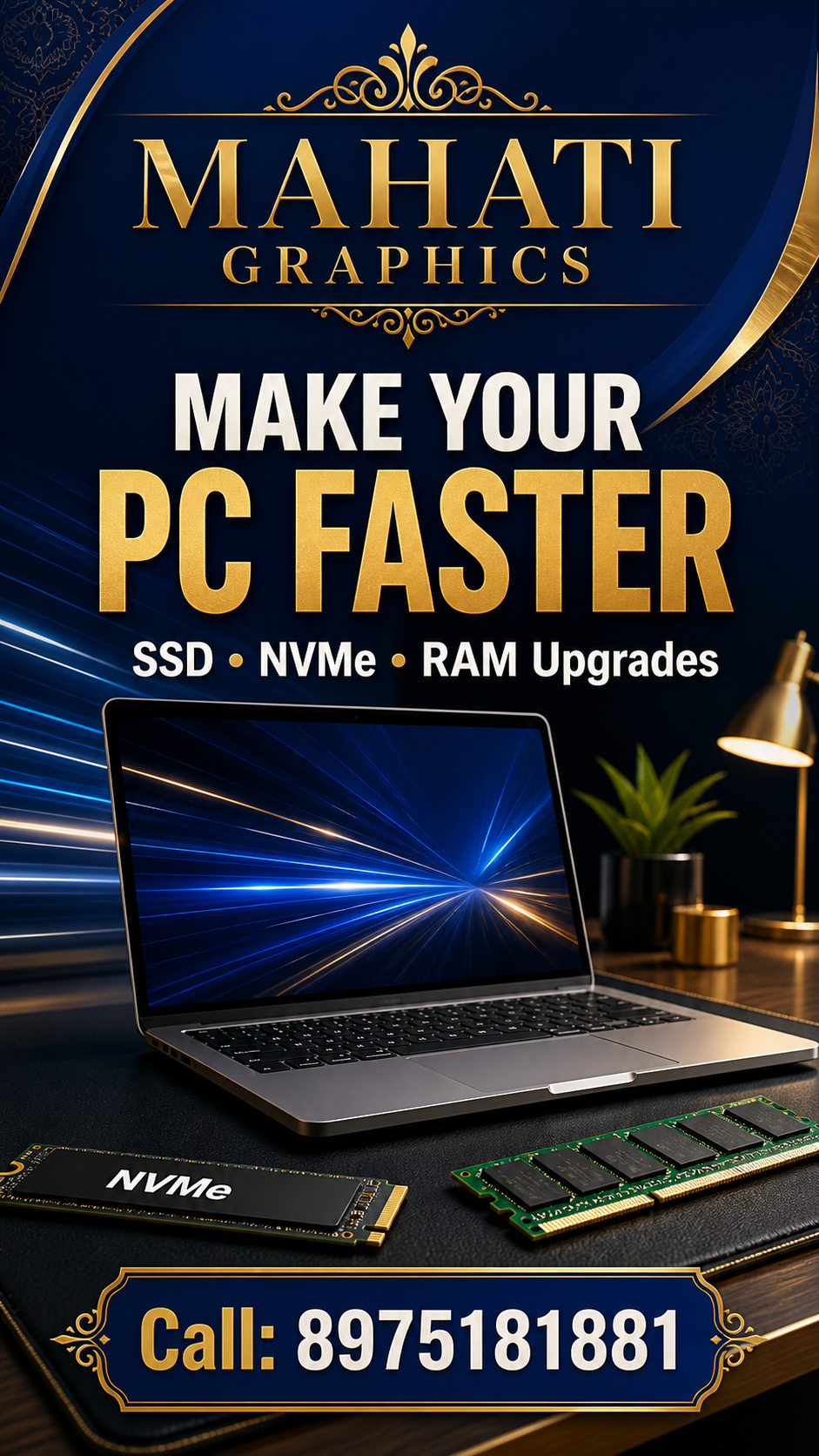 Make Your PC Faster WhatsApp status by Mahati Graphics