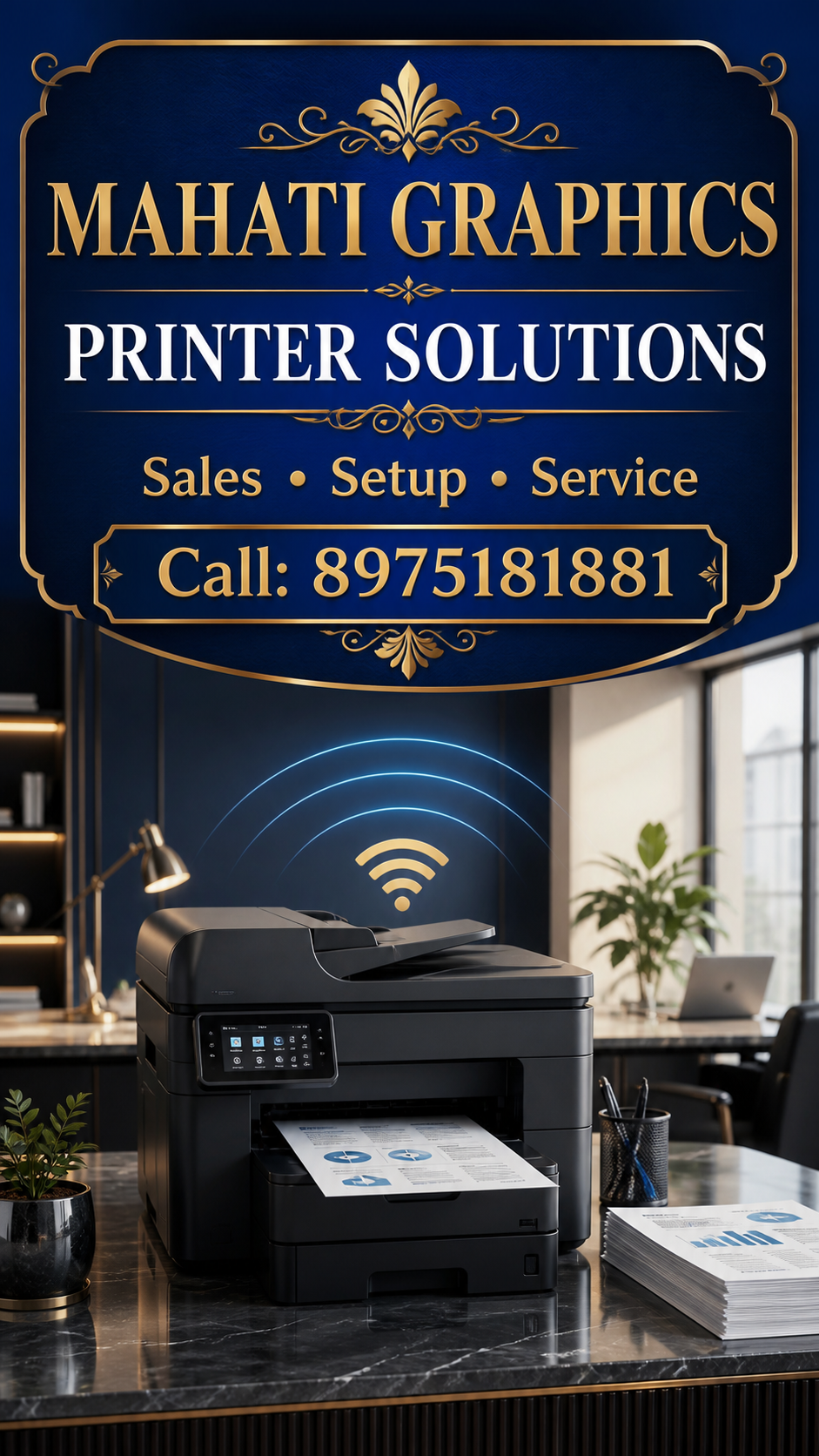 Printer Solutions WhatsApp status by Mahati Graphics